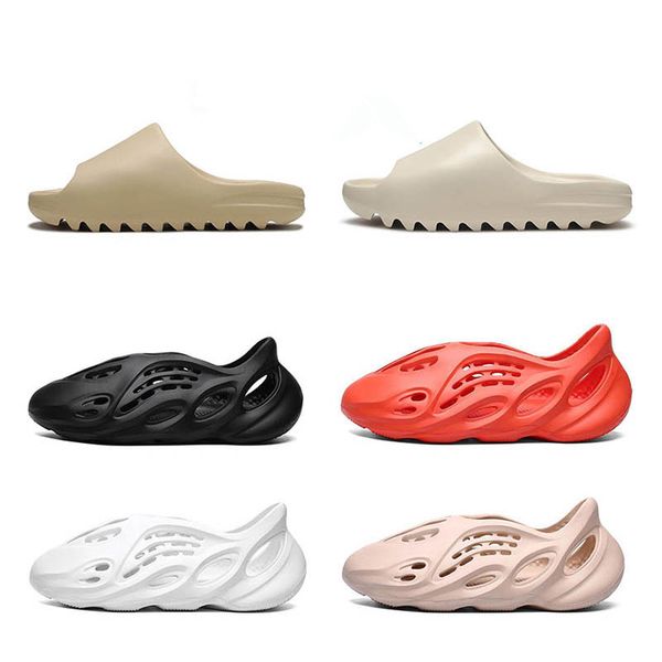 

men women slippers slip-on platform foam runner sandals bone desert sand resin white black red tainers beach sports shoes