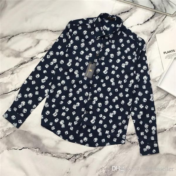 

19 new luxuriou brand de ign full dice print lei ure blou e hirt men women breatheable fa hion treetwear weat hirt outdoor hirt