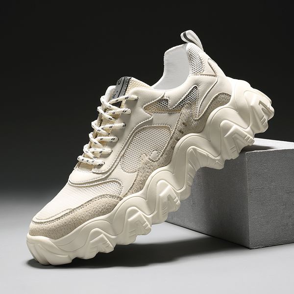 

бег кроссовки мужчина толстого дна бегущего обуви высокого качество молодежь gym кроссовки сетка дышащей спортивной обувь для мужчин