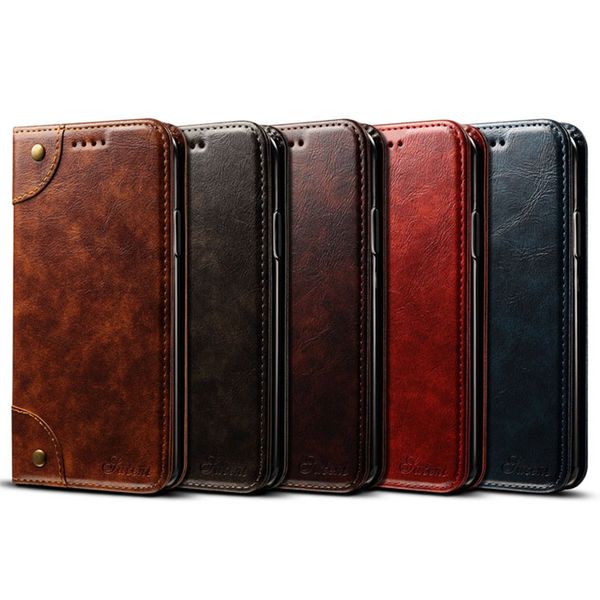 

card leather case for iphone11pro x 8 7 plus case full protect shockproof leather cover for iphone xs max case fashion