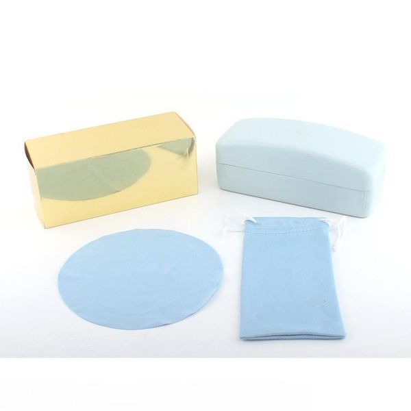 

blue arrow glasses case роскошный кожаный чехол brand box case для солнцезащитных очков защитные очки аксессуары бесплатная доставка
