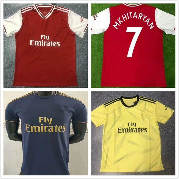 

New 2019 2020 occer jer ey football hirt ram ey iwobi maillot torreira nile cami eta xhaka 19 20 mu tafi leno cami a hirt