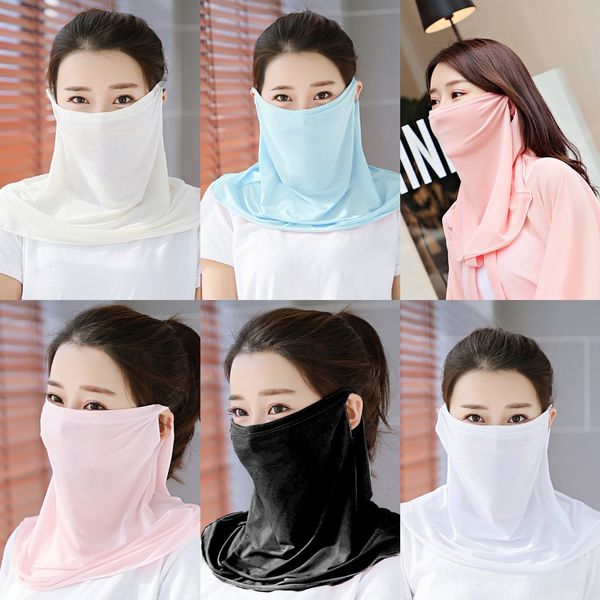 

ztww9 seamless bandana face shield mask headband neckwarmer visor bandana camouflage outdoor cycling fishing riding mask cycling scarfs, Black