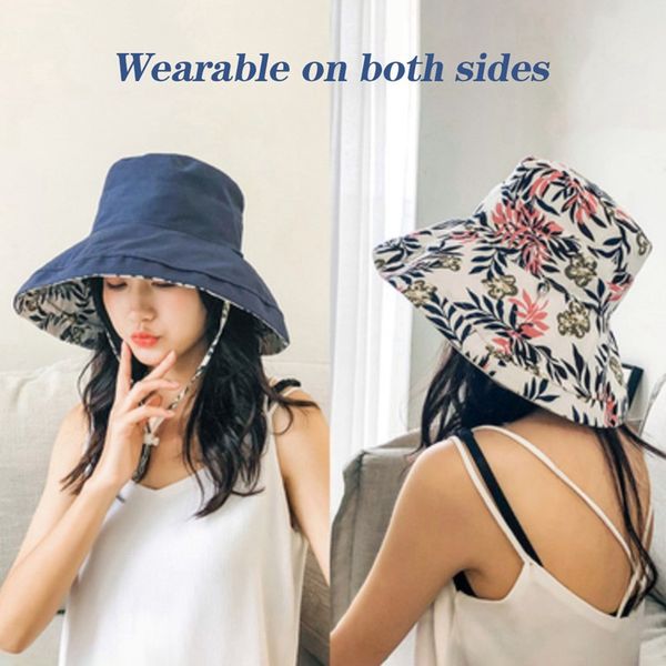 

double-sided fisherman hat female outdoor big brim wild sunscreen ultraviolet visor hat summer fishing hunting sun