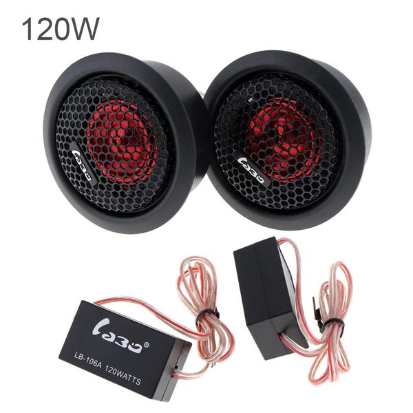 

2pcs 120w car dome tweeter audio loudspeaker car stereo treble speaker for
