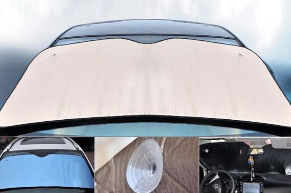 

car-styling car covers windscreen cover heat sun shade anti snow frost ice shield dust protector winter
