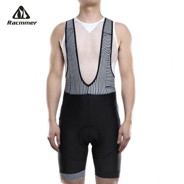 

racmmer 2020 mens cycling bib shorts summer coolmax 5d gel pad bike bib tights ropa ciclismo pants italy silicon grippers