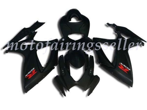 

new abs plastic fairings kit fit for suzuki gsxr600 gsxr750 gsx-r600 r750 k6 2006 2007 injection mold black of crow