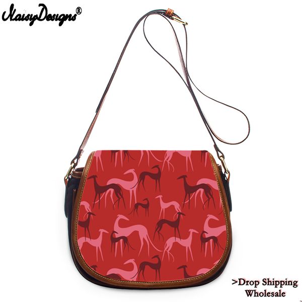 

noisydesigns 3d борзая собака печати crossbody сумки для женщин сумки высокого качества кошельки сумки free dropshipping