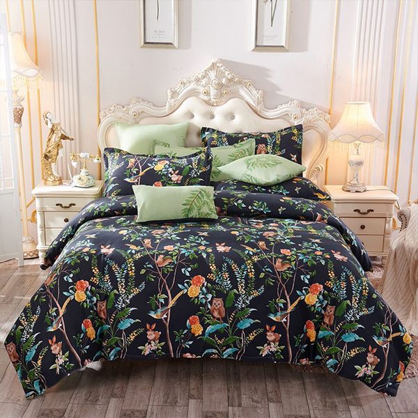 

designer quality explosion models popular cotton bedding four sets of cotton sanding skin-friendly simple double bed single quilt