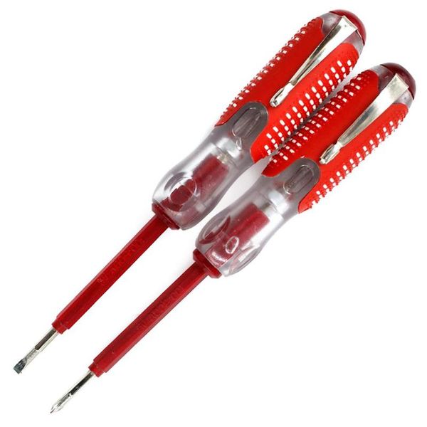 

multi function screwdriver test pencil electric test tester sturdy red durable insulation electrician home pen 100-500v