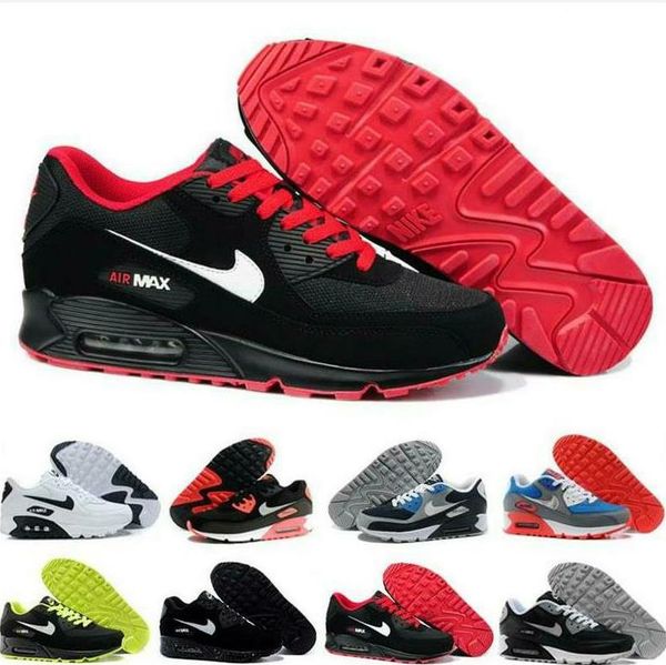 

air cushion classic max 90 sneakers surface breathable men women running shoes black white casual sport athletic trainers