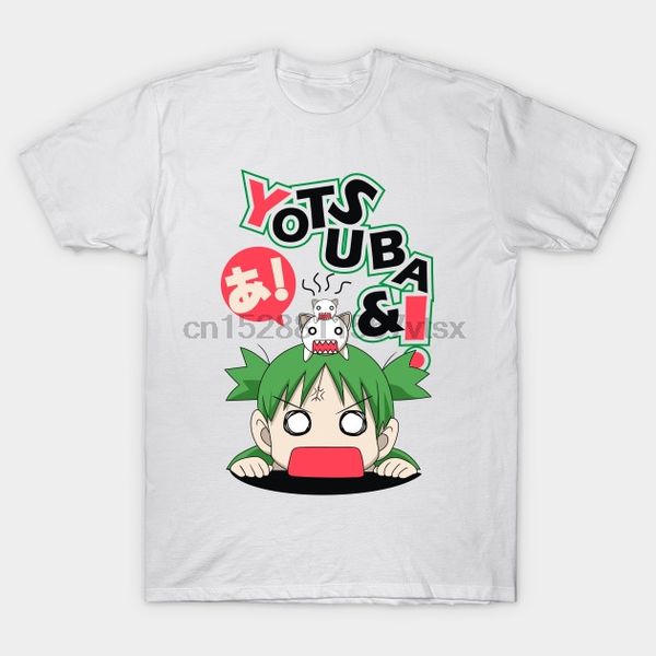 

men tshirt yotsuba yotsuba t shirt printed t-shirt tees top, White;black
