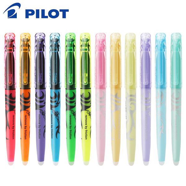 

japan pilot sw-fl frixion erasable highlighter pastel color fluorescent marker pen 6 colors japan