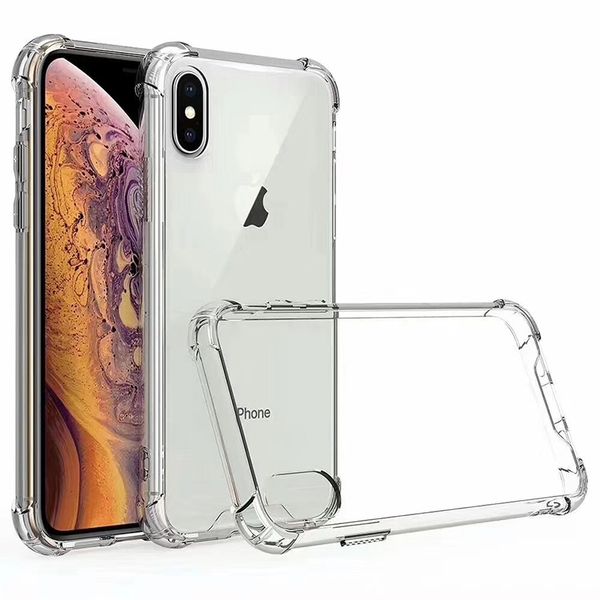 

transparent clear 1.5mm acrylic hard shockproof case for iphone xs 11 pro max xr 7 8 plus samsung s20 note 10 a51