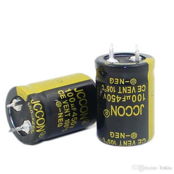 

jccon thick-foot electrolytic capacitor 450v100uf volume 22x30 inverter power