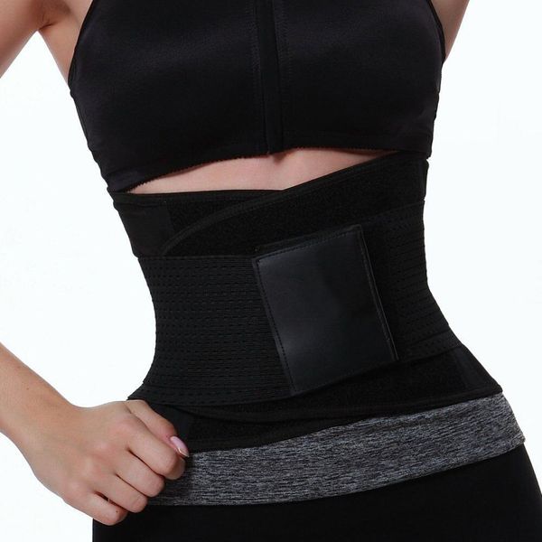 

fitness belt power body shaper waist trainer trimmer corset waist belt cincher wrap workout shapewear slimming plus size s-3xl, Black;white