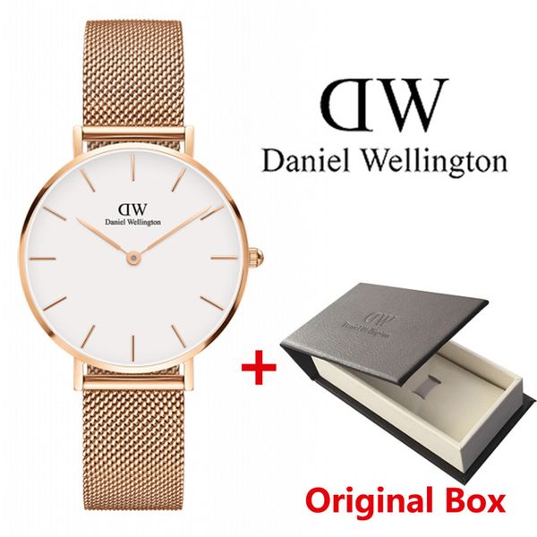 New 40mm mens Daniel Wellington dw watches men luxury brand watch women 36mm fashion Quartz watch Waterproof leather watch buy at the price of 15.34 in dhgate imall