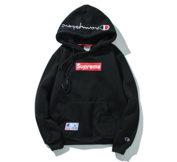

19 new hoodie hip hop treetwear cla ic fleece cotton hoodie couple hooded weat hirt xx 13 upreme, Black