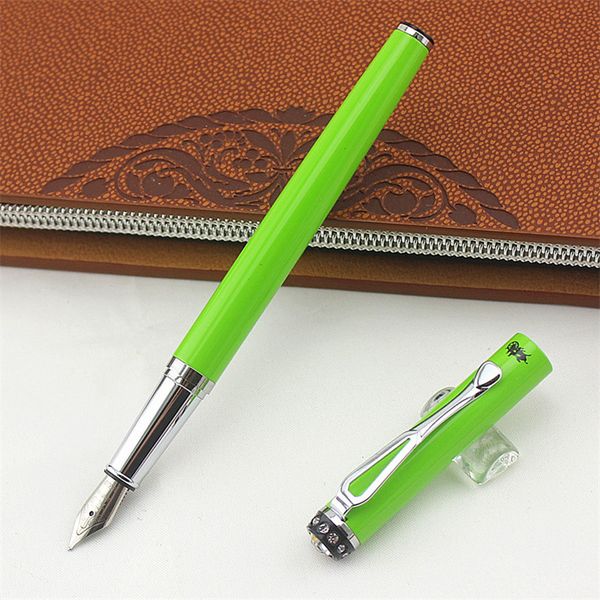 

jinhao fountain pen diamond luxury metal pen stylo plume caneta tinteiro style office stationery writing high end gift inkpen