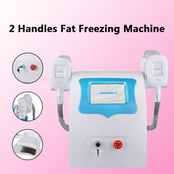 

высокое качество 2 ручки целлюлита удалить cool technology fat freezing machine сокращение жира для салона использования