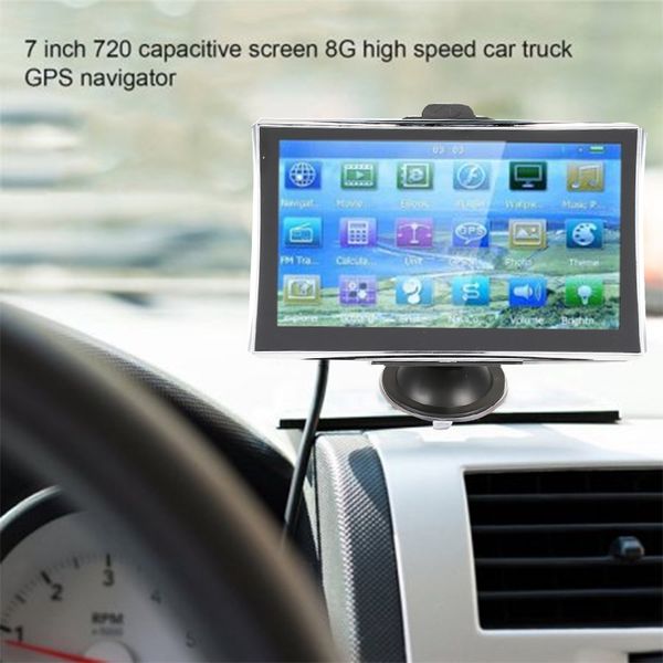 

8gb gps navigator truck navigator fm radio universal car gps navigation for wifi player