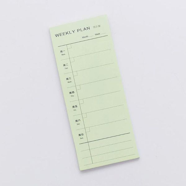 

memo notebook planner notes sticky paper day plan week plan month detailed list notebook daily memos planner journal