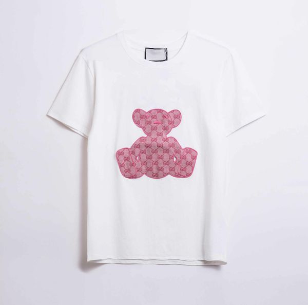 

20ss designer t shirt for men and women fashion brand summer tshirts mens womens casual tees with printed 2 colors size s-2xl yf205133, White