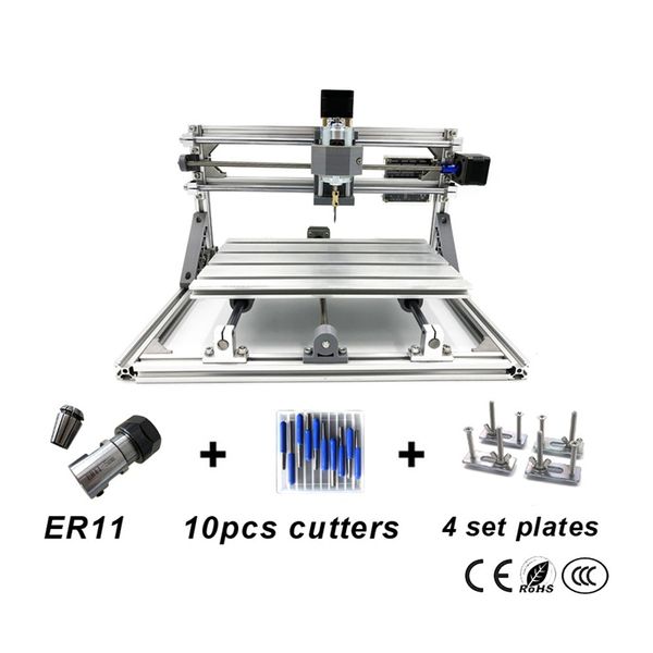 

cnc 3018 pro without laser or with laser head cnc engraving wood carving machine diy mini router with grbl control