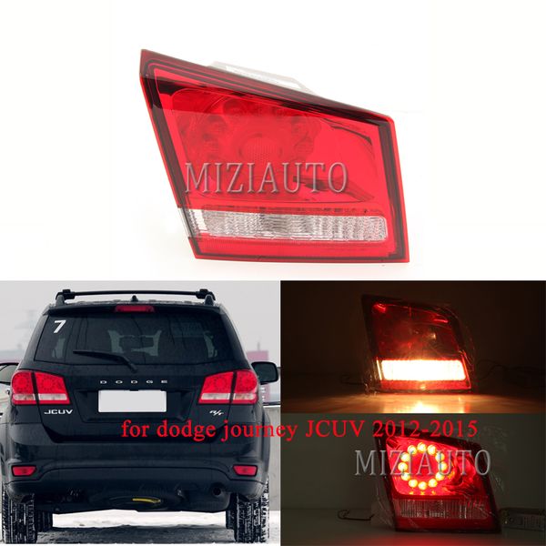 

miziauto inner side rear tail light for dodge journey jcuv 2012-2015 warning light brake rear bumper fog lamp