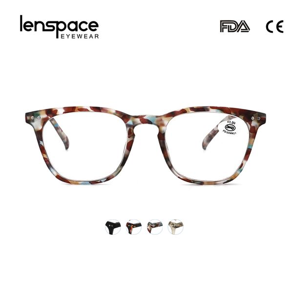 

lenspace 2020 reading glasses men women blue light glasses and eyewear spring fashion vintage square computer, White;black