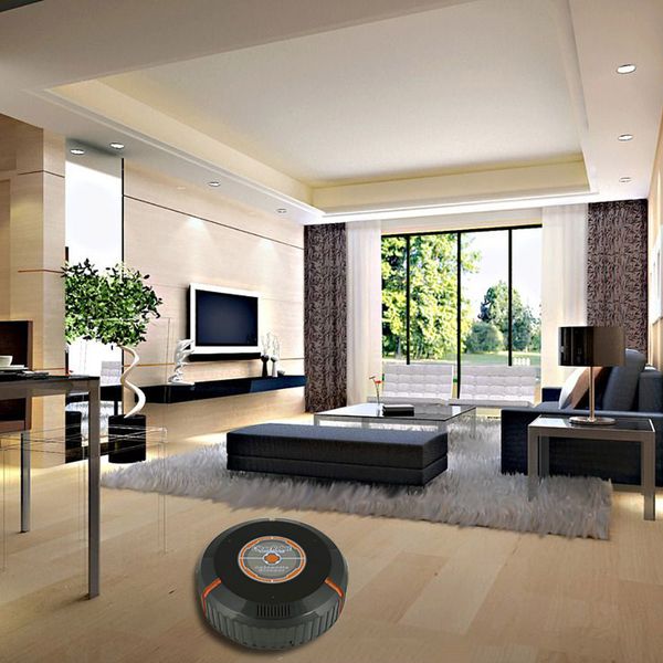 

automatic usb rechargeable smart robot vacuum floor cleaner sweeping suction