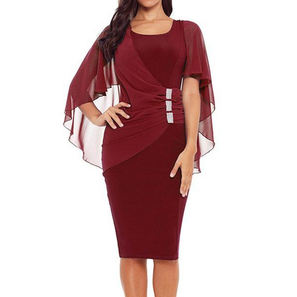 

plus size blue women dress autumn 2019 bodycon batwing sleeve pencil oversize dress summer elegant fashion party, Black;gray