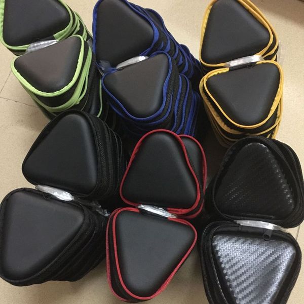 

multiple colors eva fidget spinner toys pouch storage bags bluetooth headset phone cable usb bags case gift housekeeping organization fa2951