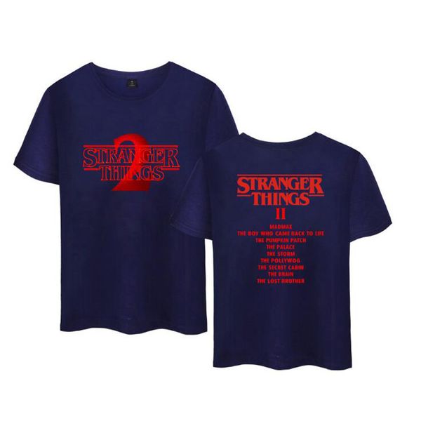 

summer cotton t-shirts stranger things mens big size t shirts short sleeve slim st fit fashion & tees male clothing 4xl, White;black