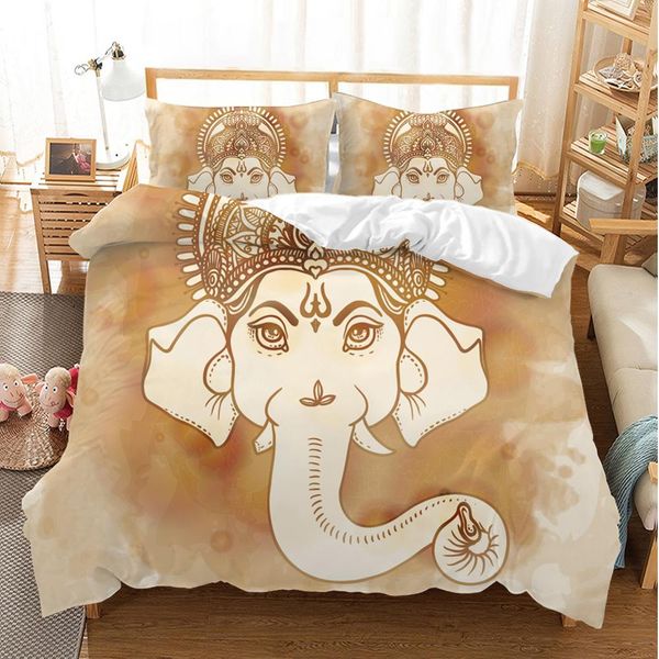 Yimeis Bed Linen 3d Elephant Kids Bed Set Comfortable Comforter