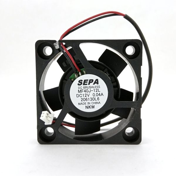 Neuer Original SEPA MF40J-12L DC12V 0,04A 40x40x10MM 4cm 2Lines Computer-Lüfter