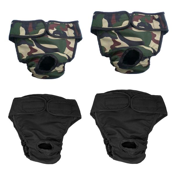 

4 pcs pet dog safe physical pant female dog sanitary nappy diaper xl/m