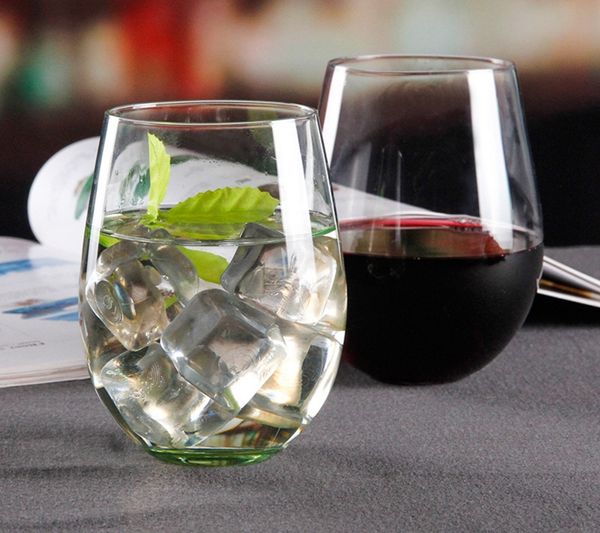 2019 Party Use Eco Friendly Premium Unbreakable Stemless Wine Glasses Set Shatterproof Reusable Plastic Cups For Juice Milk From Yo11 11 06