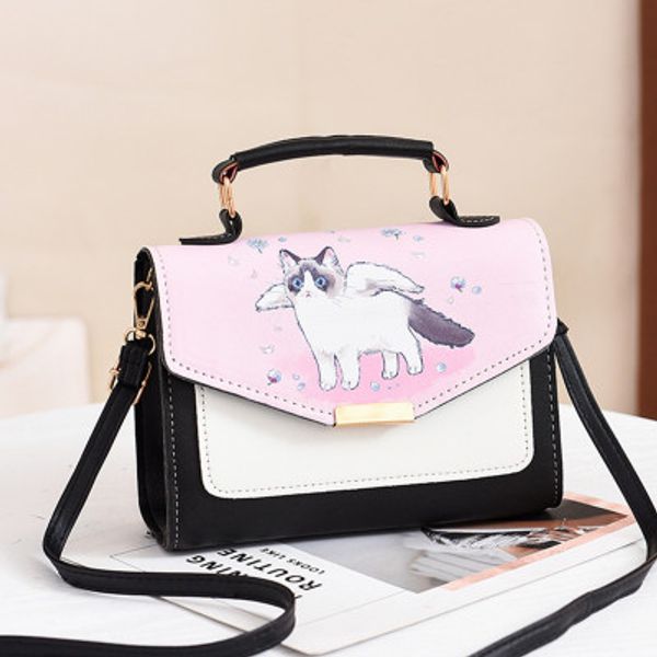 

новая небольшая сумка на осень зима женской сумке 2020 нового стиль хань издание популярного одно плеча крест тела моды контракт 100 той