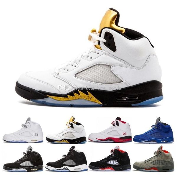 

basketball shoes 5 5s men women bred light aqua laney red blue suede white cement metallic black mens sport sneaker sale online