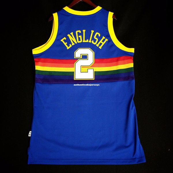 

100% stitched alex english #2 hwc sewn stitched jersey mens vest size xs-6xl stitched basketball jerseys ncaa, Black;blue