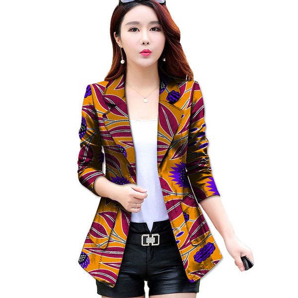 

fashion african print women suit jacket africa festive ladies long sleeve tailored blazers jacket party cutomize africa costume, White;black