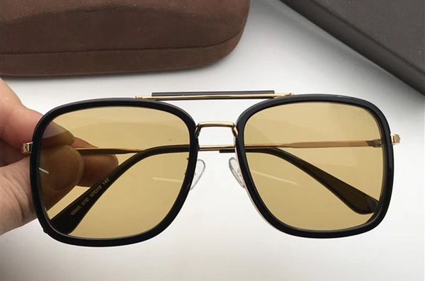 

0665 luxury ungla e for men de igner fa hion quare frame uv protection len popular ummer tyle ungla e come with ca e