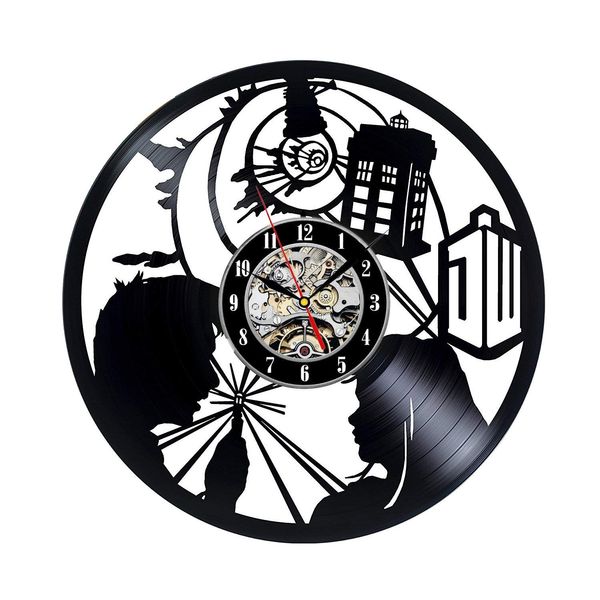 Doctor Who Unique Design Art Vinyl Record Wall Clock Get Unique