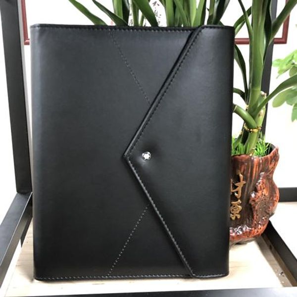 

new handmade leather notepads black envelope agenda luxury office school supplies notebooks personal diary stationery products