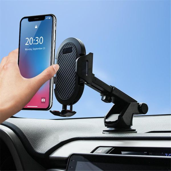 

car phone holder windshield gravity sucker mobile phone support universal stand holder adjustable bracket car accessories
