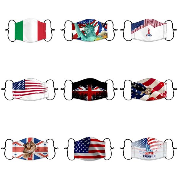 

mascherine designer masks fashion cotton face masks with breath valve pm2.5 mouth mask reusable fabric mask #3561