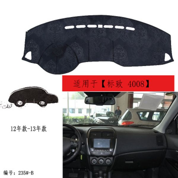 

puou for logo 4008 car dashboard composite bamboo charcoal light pad insulation mat sunshade pad ing