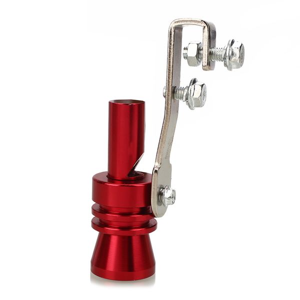

universal car turbo whistle red exhaust pipe blow off valve simulator l/xl